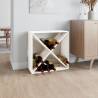 Wine Cabinet White 62x25x62 cm Solid Wood Pine Colour white Size 62 x 25 x 62 cm Quantity in Package 1 Model with 4 holes 