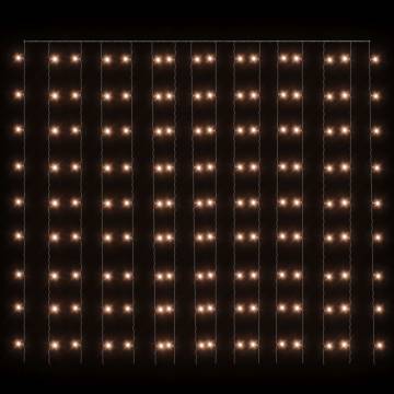 LED Curtain Fairy Lights 3x3m 300 LED Warm White - 8 Modes