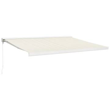 Retractable Awning Cream 4x3m - Durable Outdoor Shade