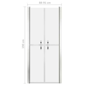 Shower Door Frosted ESG 91x190 cm - Stylish & Functional