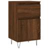 Stylish Brown Oak Sideboard - 40x35x70 cm Engineered Wood