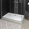 Shower Base Tray with Dots - White 80x120 cm | HipoMarket