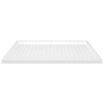 Shower Base Tray with Dots - White 80x120 cm | HipoMarket