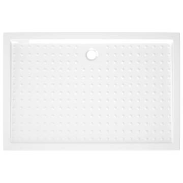 Shower Base Tray with Dots - White 80x120 cm | HipoMarket