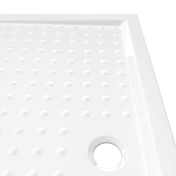 Shower Base Tray with Dots - White 80x120 cm | HipoMarket