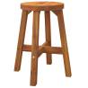 Stool Brown 38x38x45 cm | Solid Acacia Wood | HipoMarket