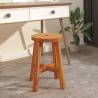 Stool Brown 38x38x45 cm | Solid Acacia Wood | HipoMarket