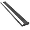 Black Aluminium Shower Shelf for Walk-in Shower - 80 cm