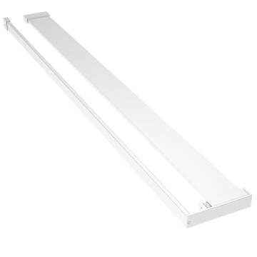 Chrome Shower Shelf for Walk-in Shower Wall - 80 cm Aluminium