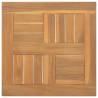 Square Table Top 40x40x2.5 cm Solid Wood Teak Size 40 x 40 cm Quantity in Package 1 Shape square 