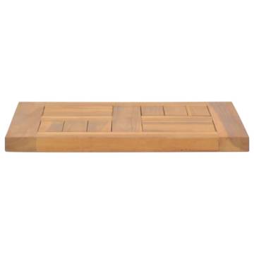 Square Teak Table Top 40x40 cm - Durable & Stylish