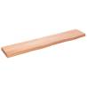 Light Brown Wall Shelf - Solid Oak, 100x20x4 cm | Hipomarket