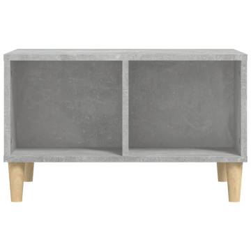 Scandinavian Concrete Grey Coffee Table - 60x50 cm | Hipomarket