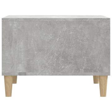 Scandinavian Concrete Grey Coffee Table - 60x50 cm | Hipomarket