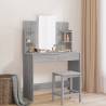 Dressing Table with Mirror Grey Sonoma 96x39x142 cm Colour grey sonoma Quantity in Package 1 