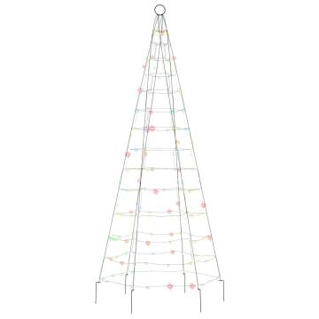 200 LEDs Colorful Christmas Tree Light for Flagpole - 180 cm