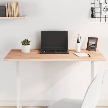 Table Top 100x60 cm Solid Beech Wood - Versatile & Unique