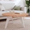 Table Top Ø90x2.5 cm Round Solid Wood Beech Colour brown Size 90 x 2.5 cm Quantity in Package 1 