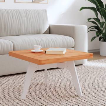 Table Top 60x60x4 cm Solid Beech Wood - Durable & Stylish