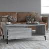 Coffee Table Grey Sonoma 90x50x36.5 cm Engineered Wood Colour grey sonoma Quantity in Package 1 