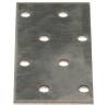 Perforated Plates 60 pcs 80x40mm Galvanised Steel - DIY Accessory