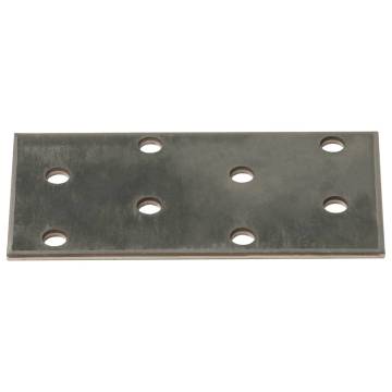 Perforated Plates 60 pcs 80x40mm Galvanised Steel - DIY Accessory