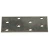 Perforated Plates 60 pcs 80x40mm Galvanised Steel - DIY Accessory