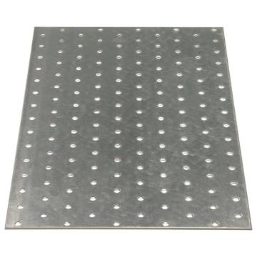 Perforated Plates 20 pcs 2 mm 300x200 mm Galvanised Steel