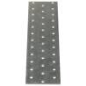 40 pcs Perforated Plates 2mm Galvanised Steel for DIY Projects