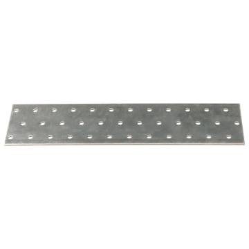 40 pcs Perforated Plates 2mm Galvanised Steel for DIY Projects