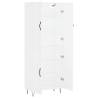 Stylish Highboard White 69.5x34x180 cm | Hipomarket