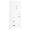 Stylish Highboard White 69.5x34x180 cm | HipoMarket