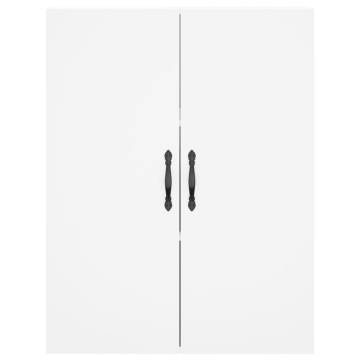 Stylish Highboard White 69.5x34x180 cm | HipoMarket