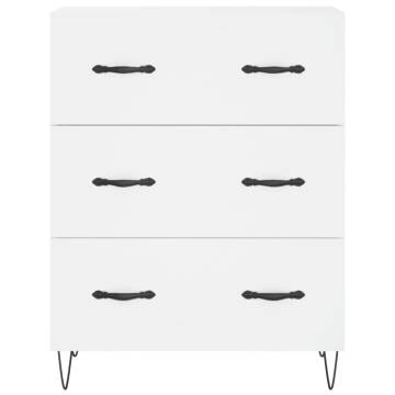 Stylish Highboard White 69.5x34x180 cm | HipoMarket