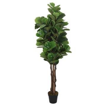 Artificial Fiddle Leaf Fig Tree - 80 cm, 96 Leaves | HipoMarket