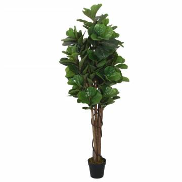 Artificial Fiddle Leaf Fig Tree - 80 cm, 96 Leaves | HipoMarket