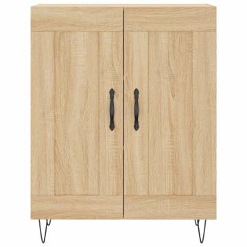 Stylish Highboard Sonoma Oak - Durable Engineered Wood - HipoMarket