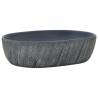 Countertop Basin Black and Grey Ceramic | Chic Bathroom Sink