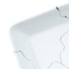 Countertop Basin White Rectangular - Chic Ceramic Sink