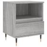 Stylish Grey Sonoma Bedside Cabinet - 40x35x50 cm