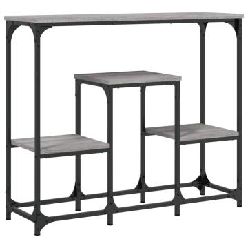 Console Table Grey Sonoma - 89.5x28x76 cm | Hipomarket UK