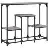 Console Table Grey Sonoma - 89.5x28x76 cm | Hipomarket UK