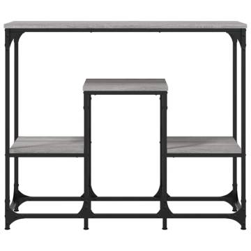 Console Table Grey Sonoma - 89.5x28x76 cm | Hipomarket UK