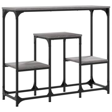 Console Table Grey Sonoma - 89.5x28x76 cm | Hipomarket UK