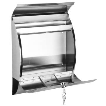 HI Letter Box Stainless Steel - Stylish & Functional Design