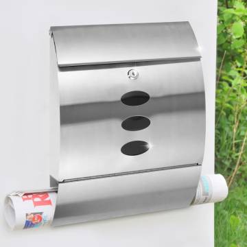 HI Letter Box Stainless Steel - Stylish & Functional Design