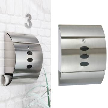 HI Letter Box Stainless Steel - Stylish & Functional Design