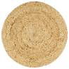 Handmade 6 pcs Round Jute Placemats - Natural & Unique