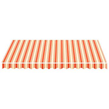 Replacement Awning Fabric - Yellow and Orange, 3x2.5m