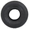 Durable Wheelbarrow Tyres 15x6.00-6 - 2 Pcs Puncture-Proof